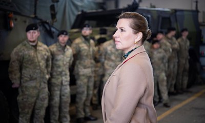 Md statsministeren med Tidende