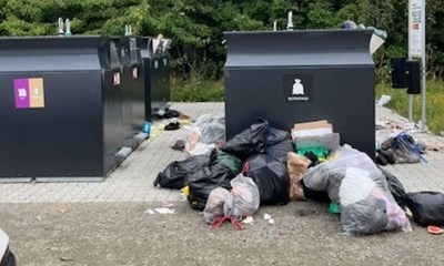 Ekstra plads til restaffald i sommerlandet