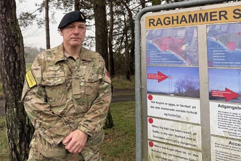 Mere milit�r aktivitet: Jesper havde en frygt