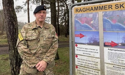 Mere milit�r aktivitet: Jesper havde en frygt