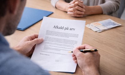 Afkald p� arv � muligheder og konsekvenser
