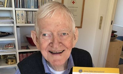 Palle fik en hilsen fra pr�sidenten