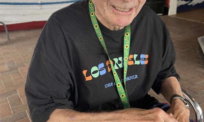 Han var barnebarn af rebslageren i Svaneke