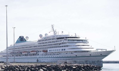 S�sonens st�rste krydstogtskib til Folkem�det