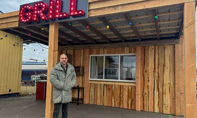 �bner ny burgerbar: Den f�rste af sin slags p� Bornholm