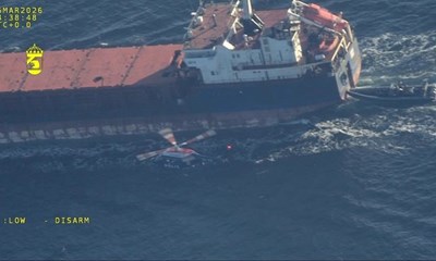 Politi border fragtskib mist�nkt for korntyveri