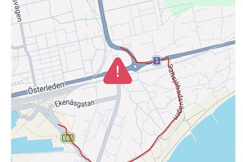 F�rgepassagerer, kig her: Der er omk�rsel i Ystad