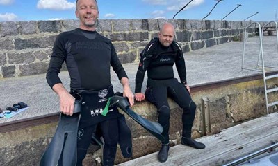 Veteraner tog dykkerkursus