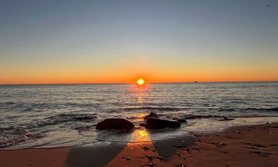 Dagens billede: Solnedgang i Onsbk
