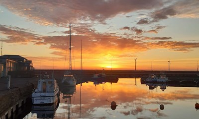 Dagens billede: Morgen ved Nex Havn