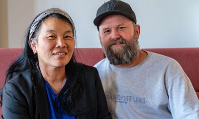 Beaujolais og badevand i Sandvig