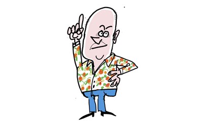 Min mand har været forredt for en viskel på laks