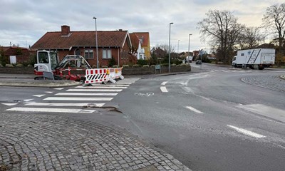 Central vej afsprret 