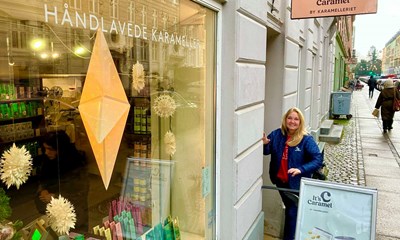 Bornholmere boltrer sig i 'meget trendy' gade