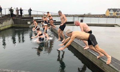 Nyt�rskur med eller uden koldt gys