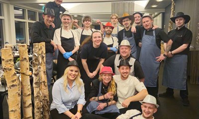 Dagens billede: Hotel Griffens ansatte �nsker godt nyt�r