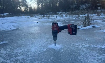 Isen n�rmer sig den rigtige tykkelse