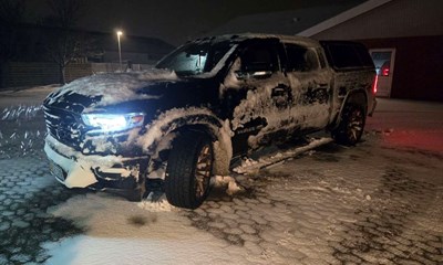 Froberg Dahls uventede nat: K�rte galt i snevejret