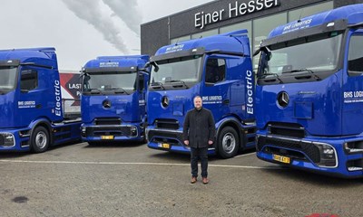 K�ber lastbiler p� el