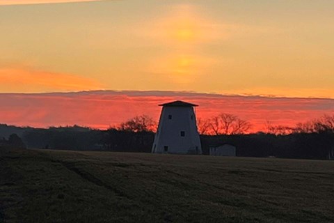 Dagens billede: Tirsdags morgenstemning p� Nex�vej