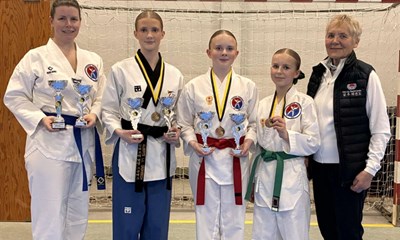 Regn af medaljer i taekwondo 