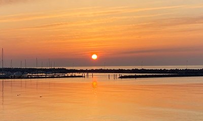  Dagens billede: Smuk solnedgang over N�rrek�s