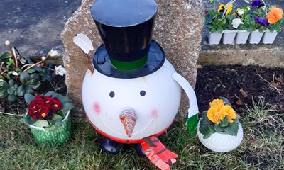 Dagens billede: Hj�lp, det er blevet for�r, og jeg smelter