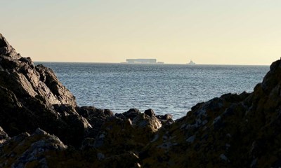 Dagens billede: N�s Strand l�rdag morgen