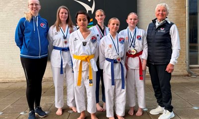 Tre medaljer af guld og fire af s�lv til Bornholm