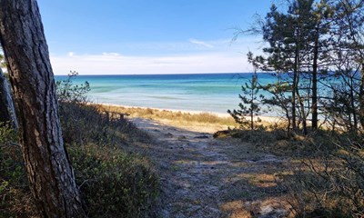 Dagens billede: Azurbl� stemning ved Hasle