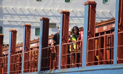 Gasflaske skabte fare p� containerskib