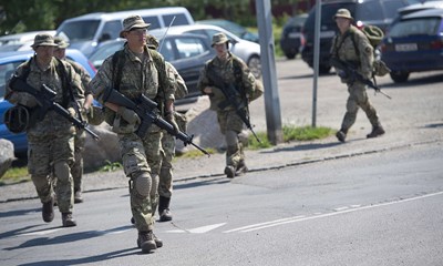 F�rste soldater er ankommet: 'Helt oplagt' at tr�ne med dem