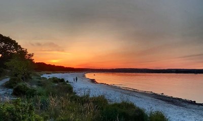 Dagens billede: Aftentiden p� Balka Strand