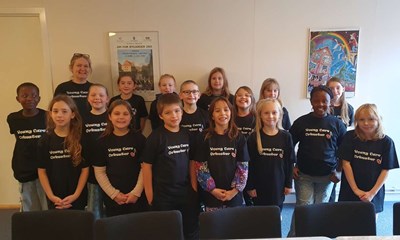 Orkester tager p� tur til Sverige