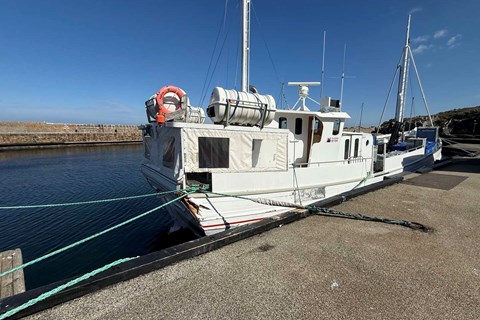 Tilbage p� havet efter uheld