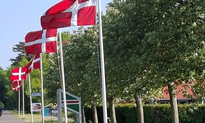 Dagens billede: Der blev flaget i Hasle