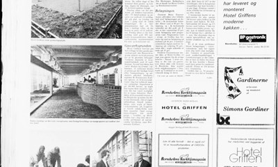 50 �r med Hotel Griffen, hvor der blev arbejdet 'febrilsk' lige op til �bningen