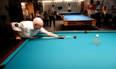 �bent hus i Nex� Billard Klub