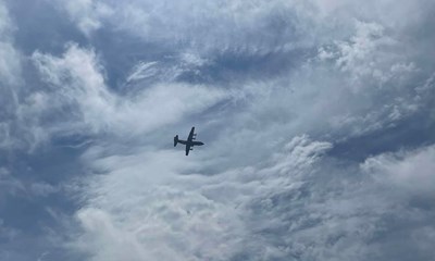 Dagens billede: Fly over tagryggene i Nyker