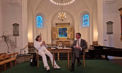 I kirke med Messerschmidt