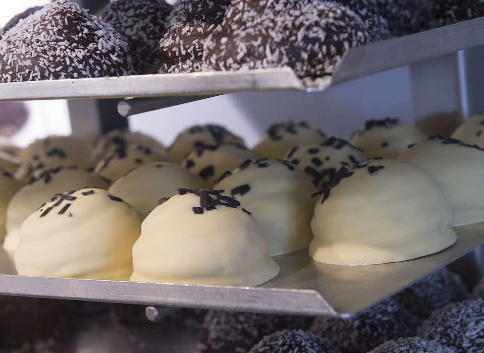 Et lille stykke af Bornholm � Kj�rstrup f�r butik i K�ge