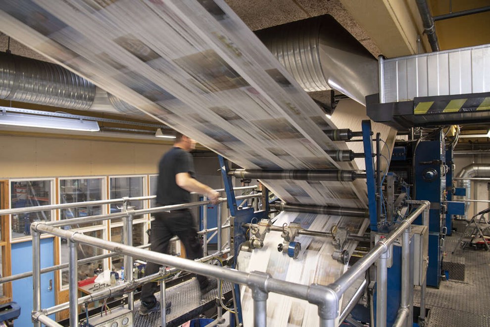 Sidste avis trykt i Rnne