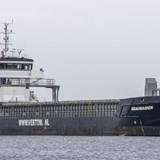 Kulingvarsel for omrdet, hvor fragtskib er get p grund