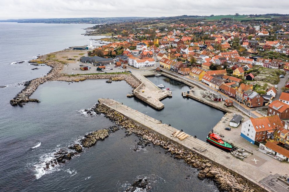 De smukkeste minders havn i Allinge