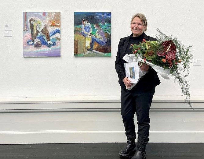 Flot pris til lokal kunstner: 'Et stort malerisk talent'