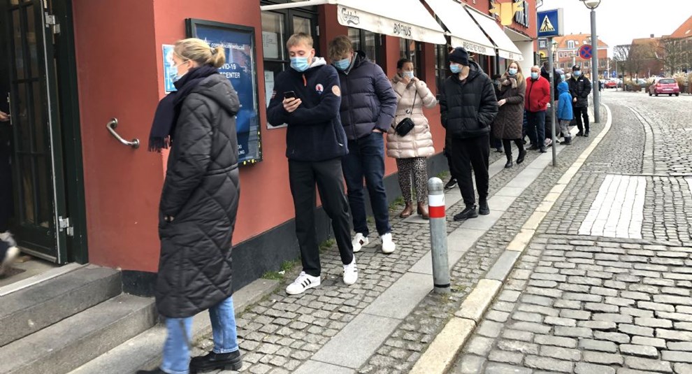 Testkø i Rønne bevæger sig igen efter nedbrud Testkø i Rønne bevæger sig igen efter nedbrud