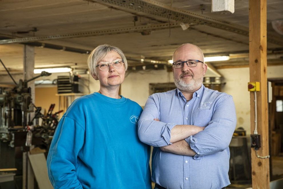 Snedkeri fra stermarie har et snit med i ny type vindue