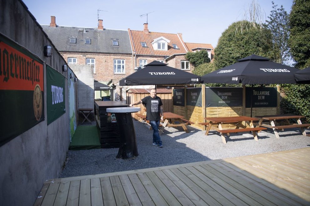 Vrtshus har fet scenei den 'hemmelige' grdhave