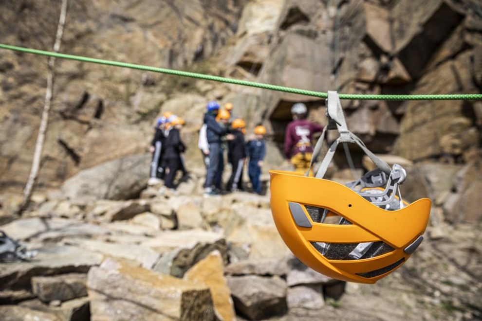 Nye klassekammerater fik en flles dag i klipperne