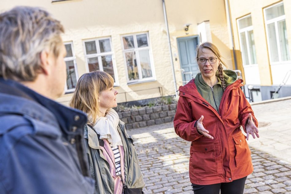 Bibliotek i Dams G�rd: Det vil skabe nyt liv i byen og have fondenes interesse